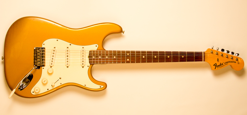 1969 Fender Stratocaster Firemist Gold-1