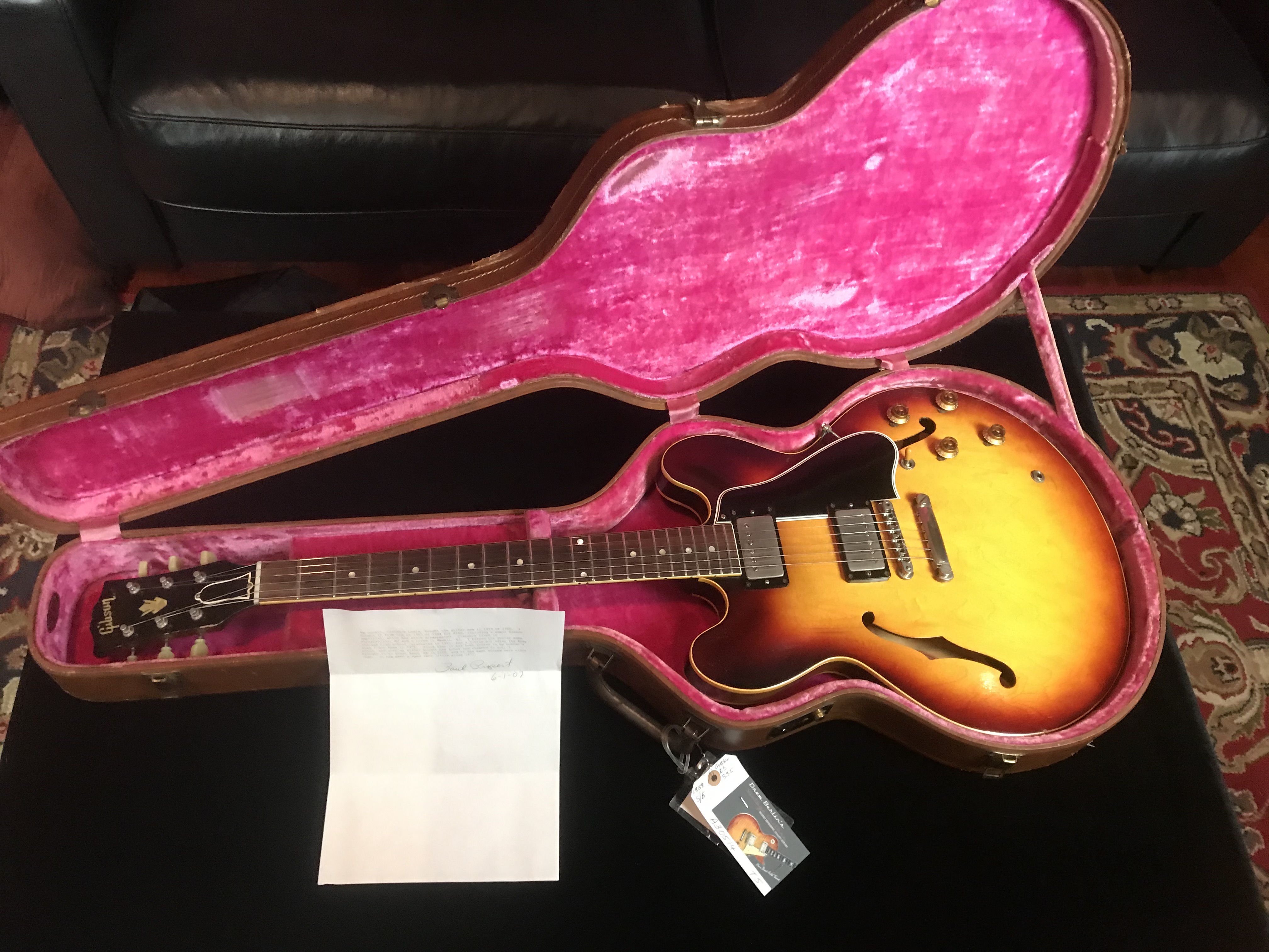 1958/1959 Gibson ES 335 Sunburst SN# A30511
