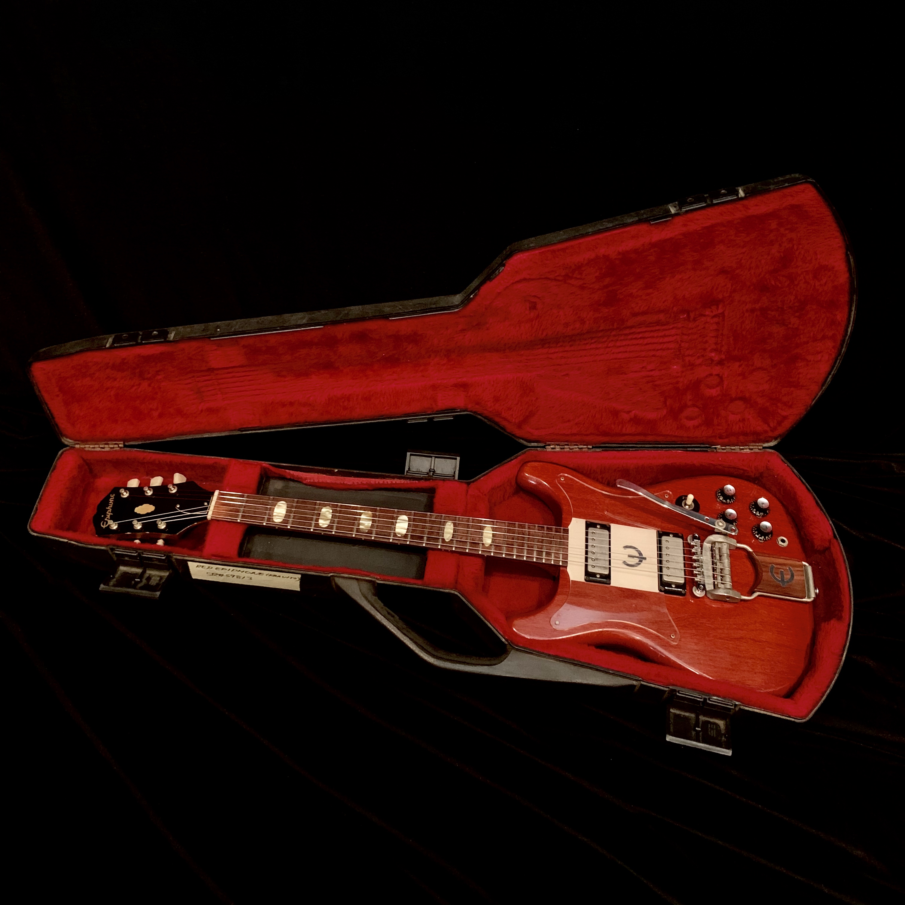 1962 Epiphone Crestwood Custom Cherry SN# 59813, From Lenny Kravitz's Personal Collection