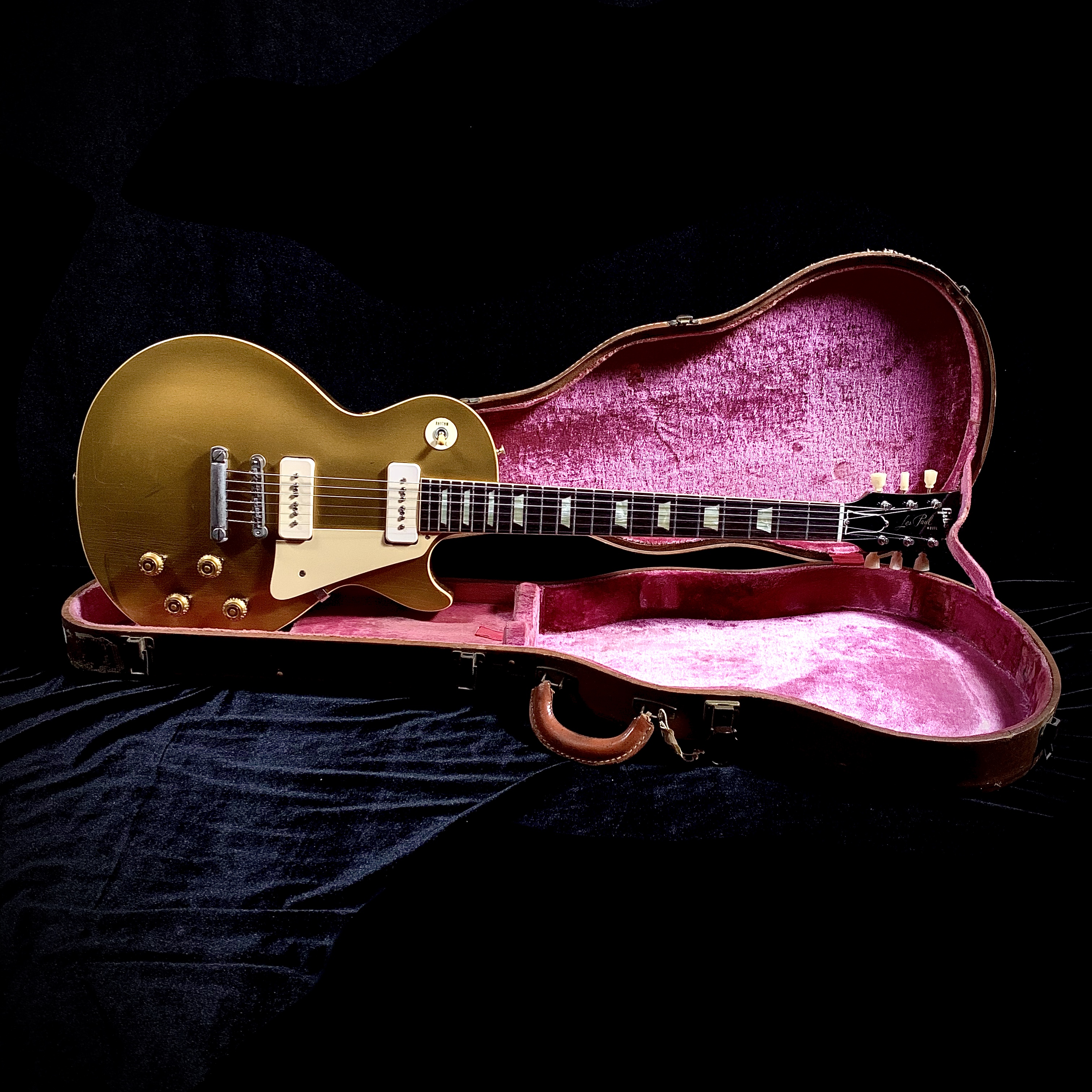 1956 Gibson Les Paul Gold Top Tune-o-Matic All Gold SN# 64355