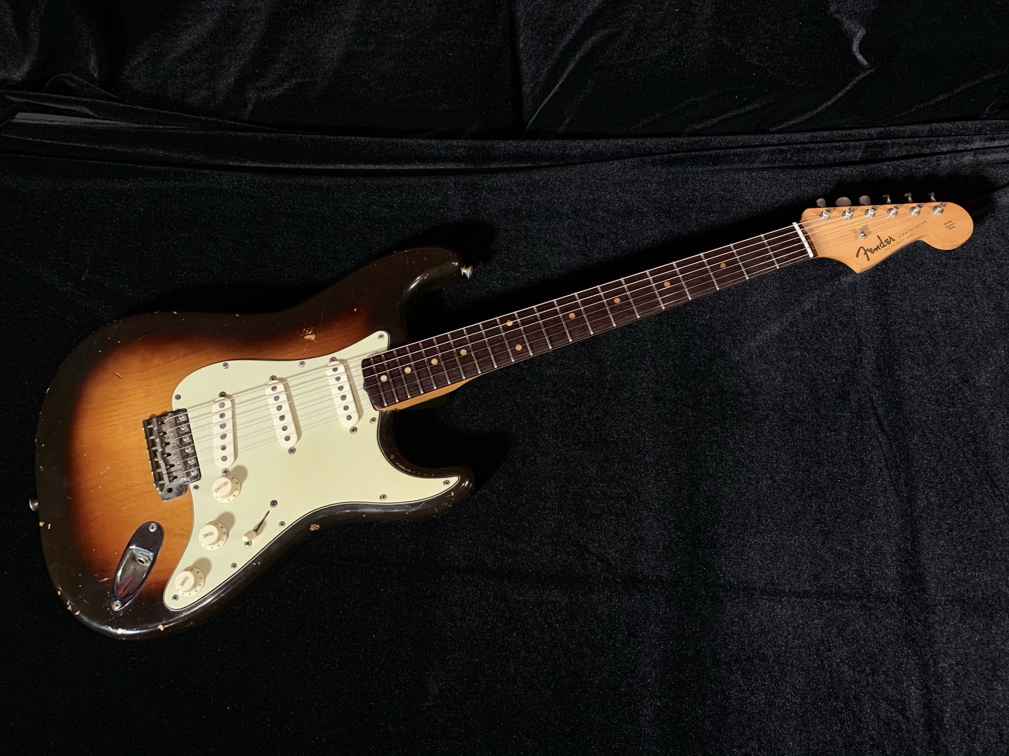 1960 Fender Stratocaster Slab Board Sunburst SN# 50385
