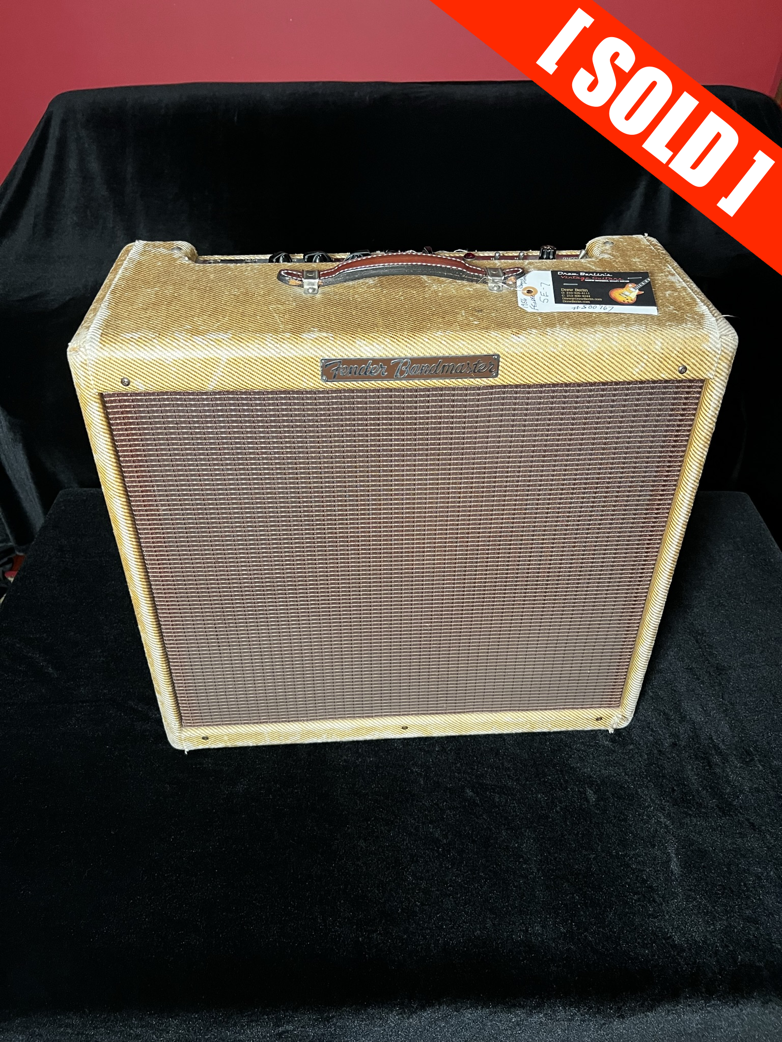 1956 Fender Tweed 3x10 Bandmaster 5E-7
