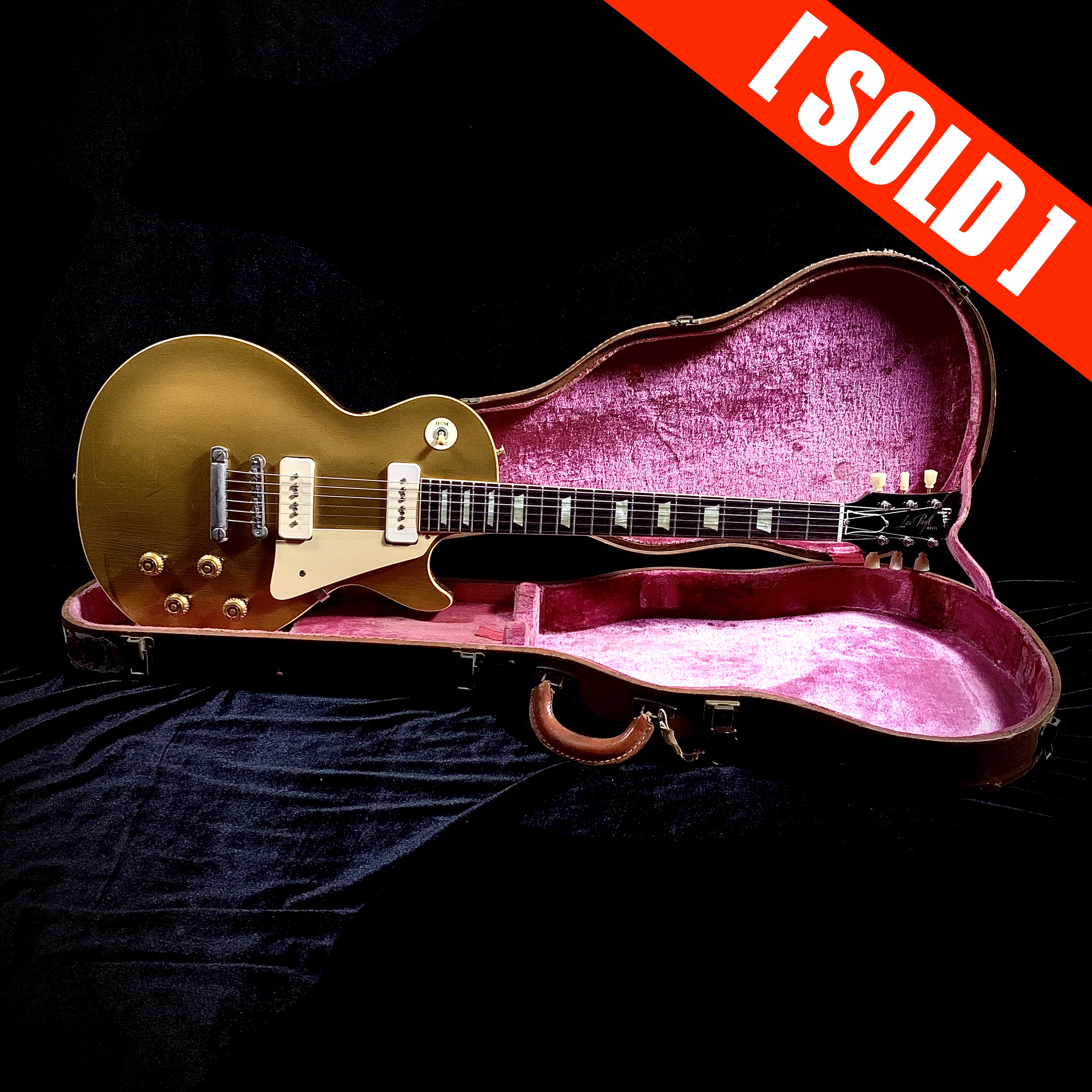 1956 Gibson Les Paul Gold Top Tune-o-Matic All Gold SN# 64355