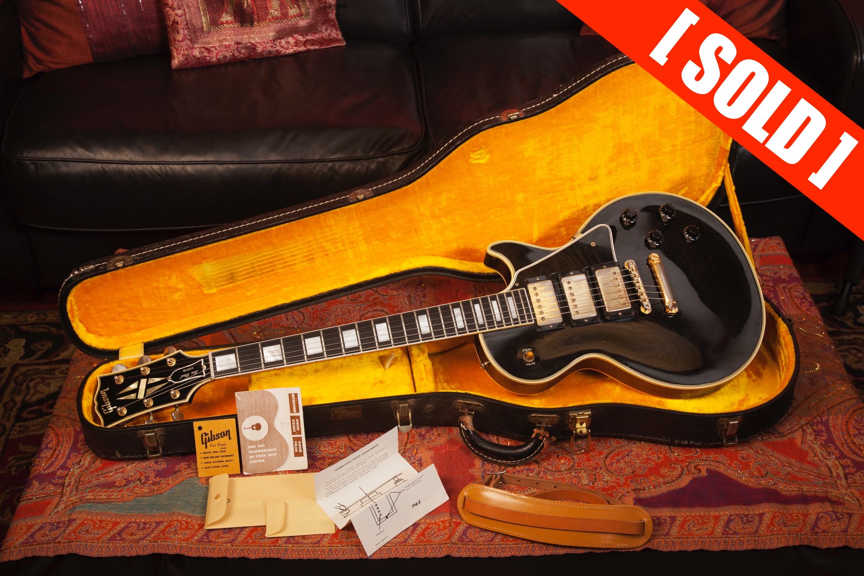1959 Gibson Les Paul Custom Black Beauty SN 91802