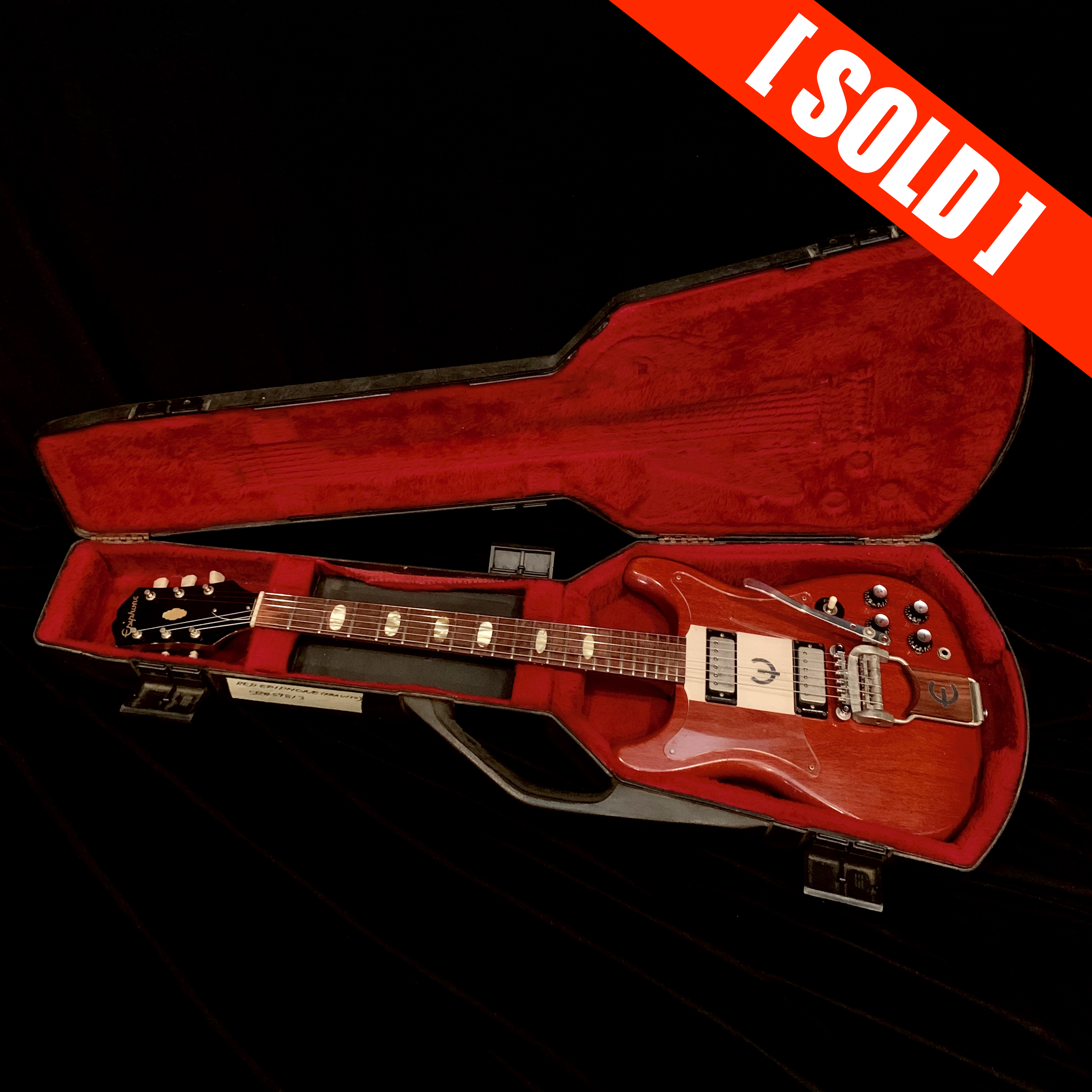 1962 Epiphone Crestwood Custom Cherry SN# 59813, From Lenny Kravitz's Personal Collection