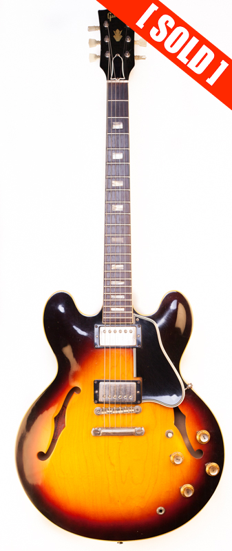1963 Gibson ES335 Sunburst Original Case Serial #104925